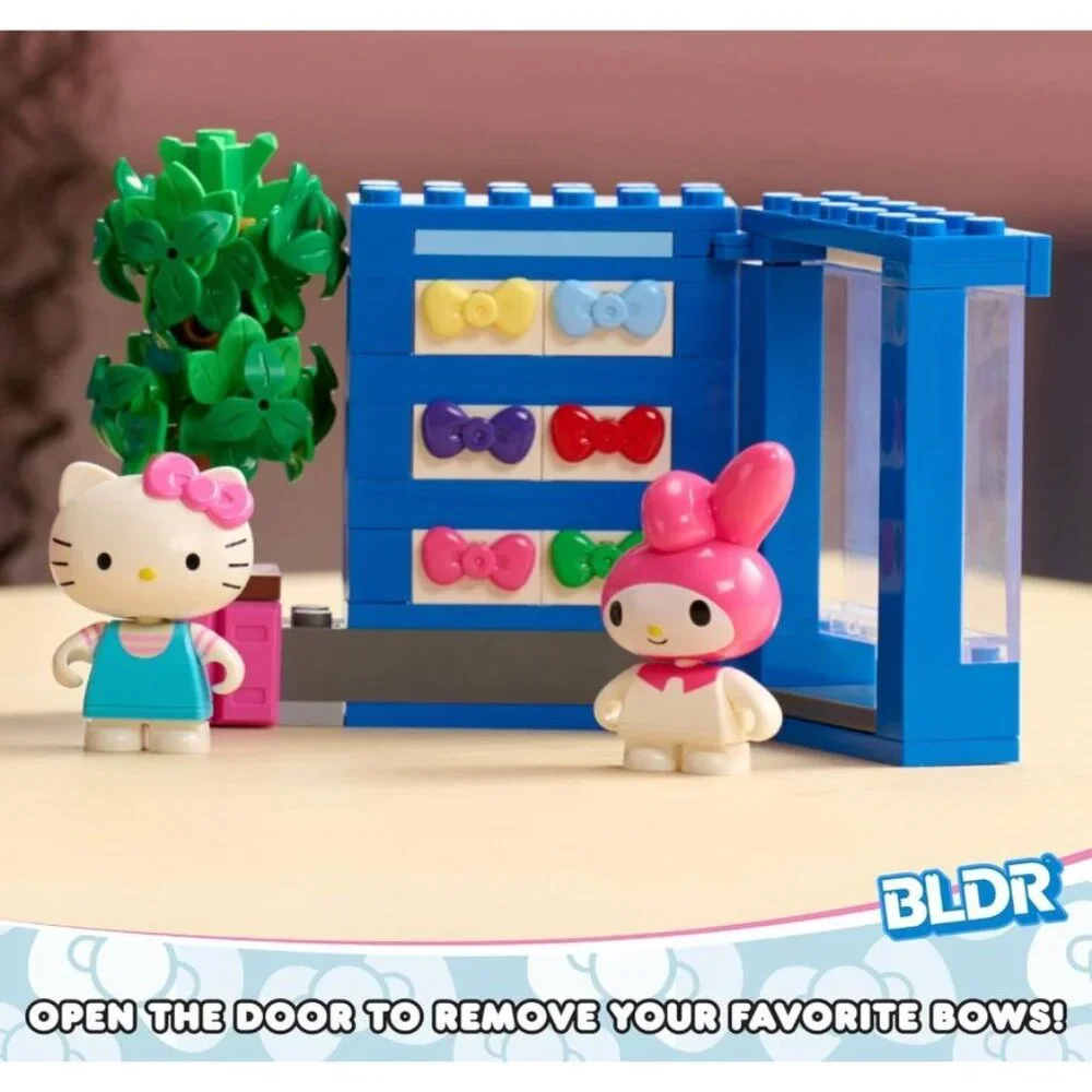 BLDR HELLO KITTY and FRIENDS Bow Vending Machine 120pcs